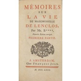 Memoires sur la vie de Mademoiselle de Lenclos par Mr. …