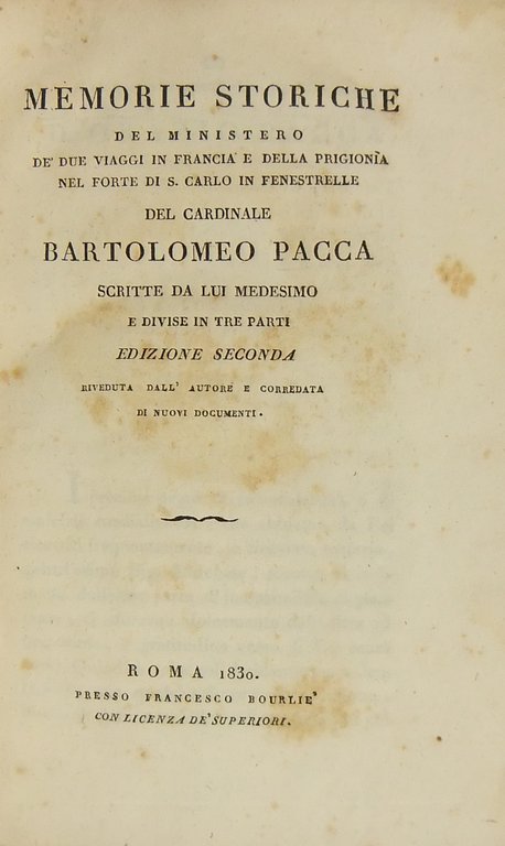 Memorie storiche del ministero de' due viaggi in Francia e … | Immagine Gallery 2