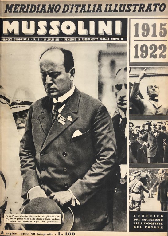 Meridiano d'Italia illustrato Mussolini. Periodico quindicinale. Anno I - N. … | Immagine Gallery 2