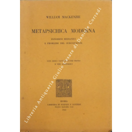 Metapsichica Moderna. Fenomeni medianici e problemi del subcosciente | Immagine principale