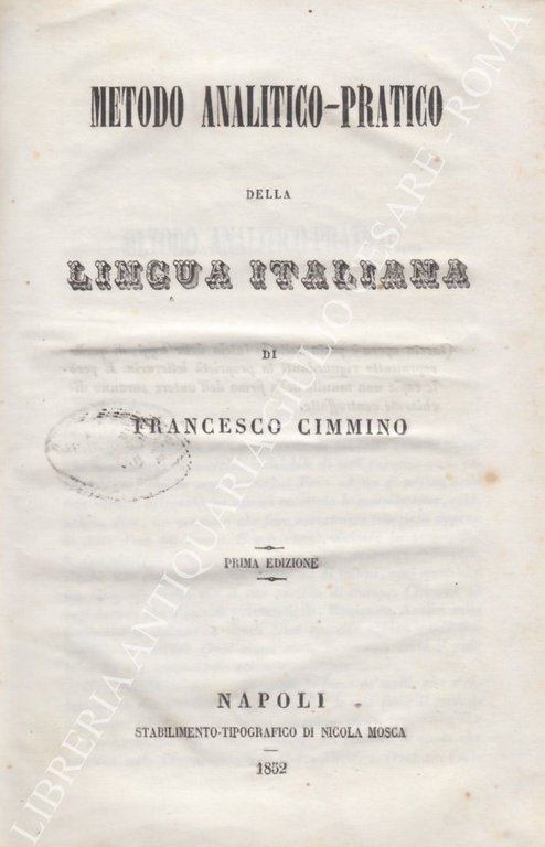 Metodo analitico-pratico della lingua italiana | Immagine Gallery 2