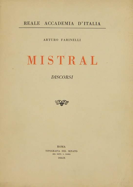 Mistral. Discorsi | Immagine Gallery 2