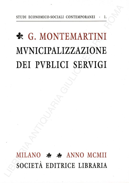 Municipalizzazione dei publici servigi | Immagine Gallery 2
