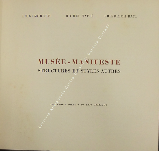 Musee - Manifeste. Structures et styles autres. Collezione diretta da … | Immagine Gallery 2