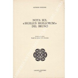 Nota sul "Sigillus sigillorum" del Bruno. Estratto dal volume Studi … | Immagine Gallery 1