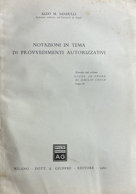 Notazioni in tema di provvedimenti autorizzativi | Immagine Gallery 2