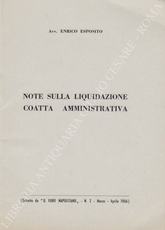 Note sulla liquidazione coatta amministrativa | Immagine Gallery 2