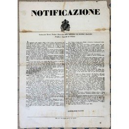 Notificazione. Censimento in base a delle norme per assicurare il … | Immagine principale