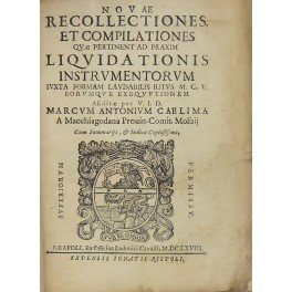 Nouae recollectiones et compilationes quae pertinent ad praxim liquidationis instrumentorum …