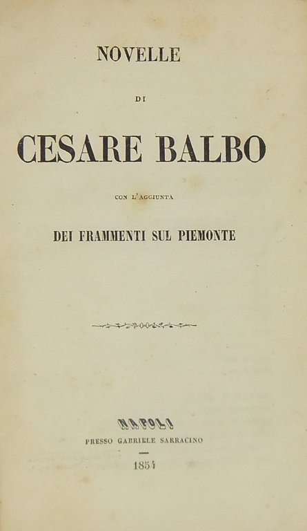Novelle. Con l'aggiunta dei frammenti sul Piemonte | Immagine Gallery 2