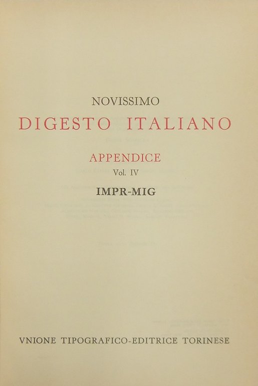 Novissimo Digesto Italiano. Diretto da Antonio Azara e Ernesto Eula. … | Immagine Gallery 2