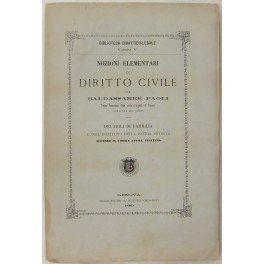 Nozioni elementari di diritto civile. Dei figli di famiglia e …