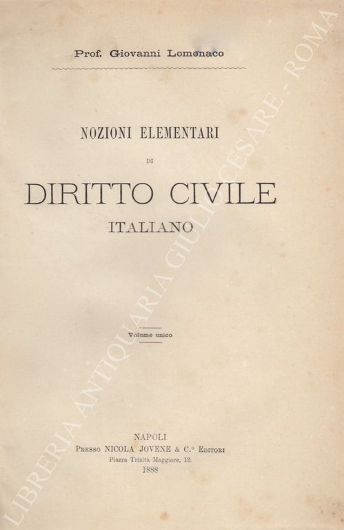 Nozioni elementari di diritto civile italiano | Immagine Gallery 2