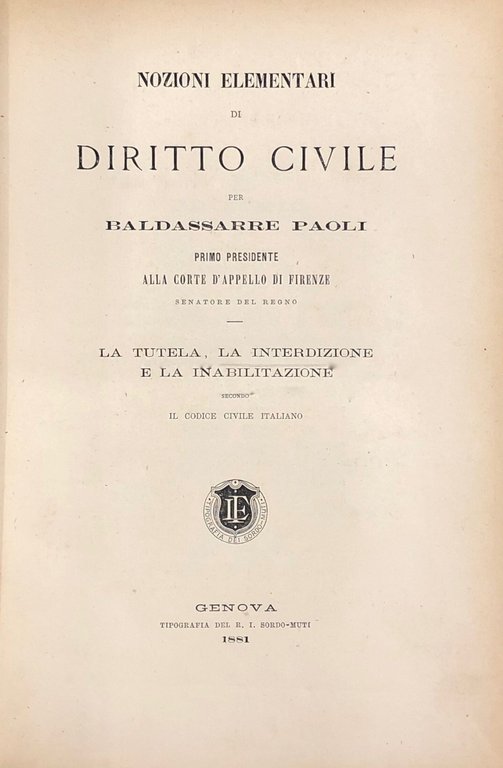 Nozioni elementari di diritto civile. La tutela la interdizione e … | Immagine Gallery 2