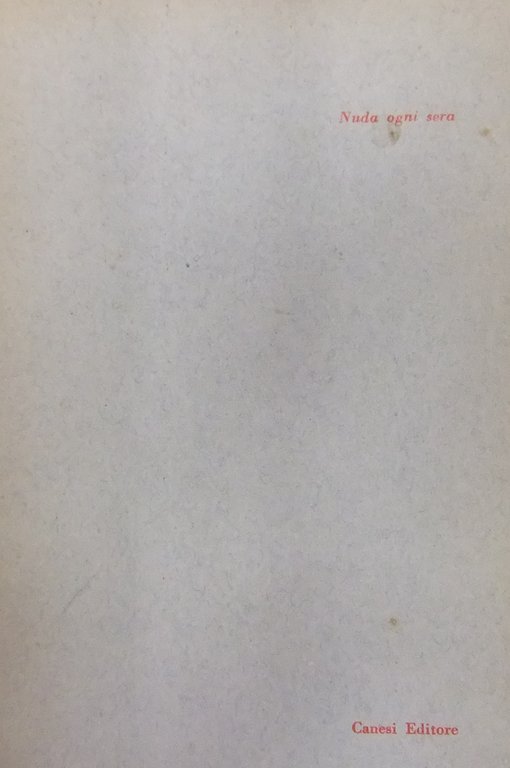 Nuda ogni sera | Immagine Gallery 2