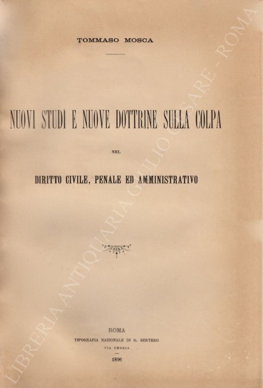 Nuovi studi e nuove dottrine sulla colpa nel diritto civile, … | Immagine Gallery 2