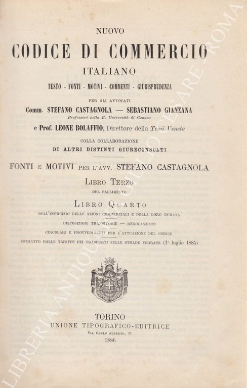 Nuovo Codice di commercio italiano. Testo - Fonti - Motivi … | Immagine Gallery 2