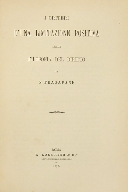 Obbietto e limiti della filosofia del diritto. Vol. I - … | Immagine Gallery 2