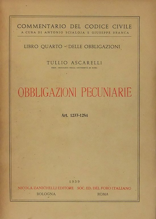 Obbligazioni pecuniarie. Art. 1277-1284 | Immagine Gallery 2
