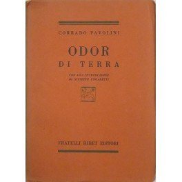 Odor di terra. Con una introduzione di Giuseppe Ungaretti