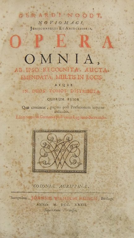 Opera omnia ab ipso recognita aucta emendata multis in locis … | Immagine Gallery 2