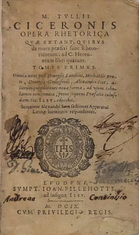 Opera Rhetorica quae extant quibus de more praefixi sunt Rhetoricorum … | Immagine Gallery 2