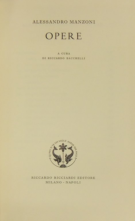 Opere. A cura di Riccardo Bacchelli | Immagine Gallery 2