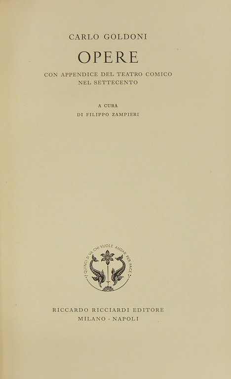 Opere. Con appendice del teatro comico nel settecento. A cura … | Immagine Gallery 2