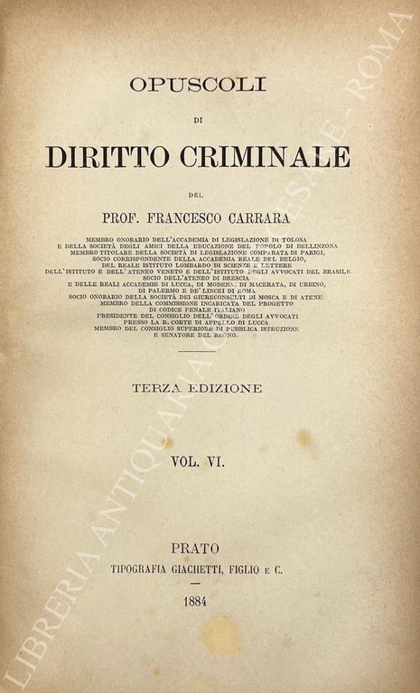 Opuscoli di diritto criminale. Vol. VI - Progresso e regresso … | Immagine Gallery 2