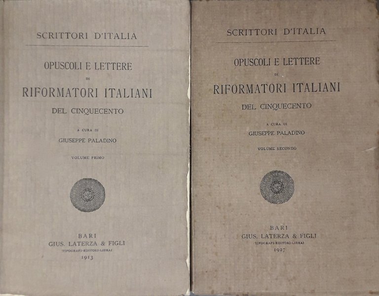 Opuscoli e lettere di riformatori italiani del Cinquecento. A cura … | Immagine Gallery 2