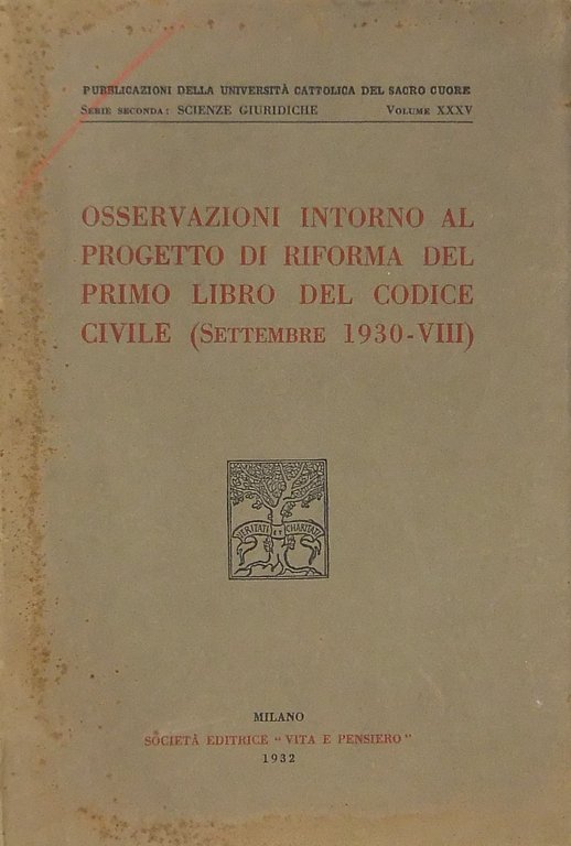 Osservazioni intorno al progetto di riforma del primo libro del … | Immagine Gallery 2