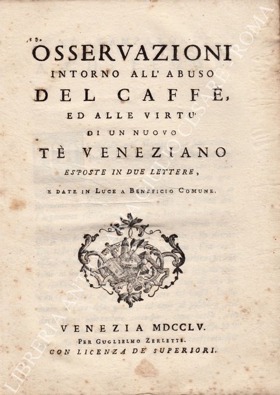 Osservazioni intorno all'abuso del caffè, ed alle virtù di un … | Immagine Gallery 2