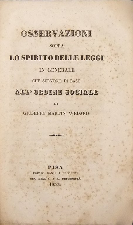 Osservazioni sopra lo spirito delle leggi in generale che servono … | Immagine Gallery 2