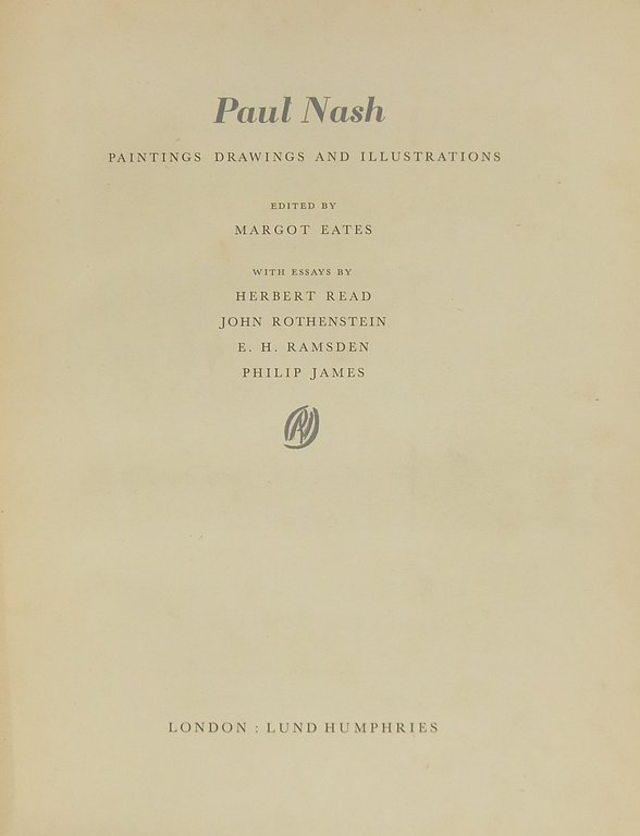 Paul Nash. Paintings drawings and illustrations. Edited by Margot Eates. … | Immagine Gallery 2