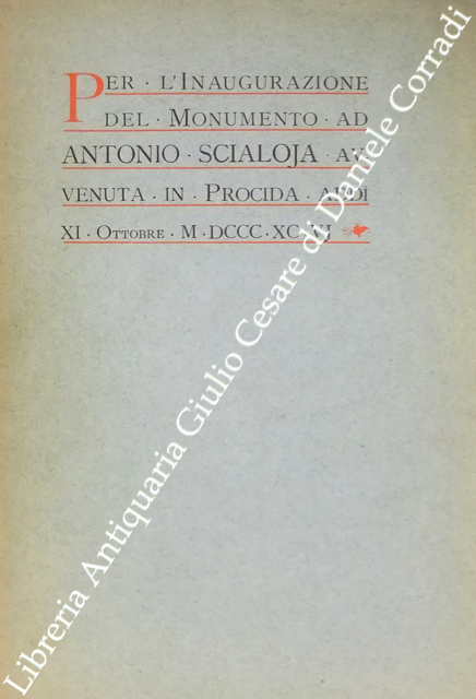 Per l'inaugurazione del monumento ad Antonio Scialoja avvenuta in Procida … | Immagine Gallery 2