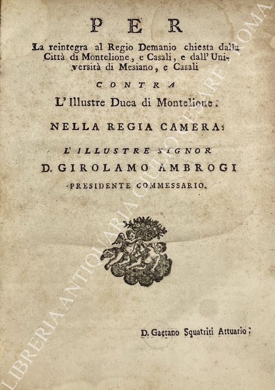 Per la reintegra al Regio Demanio chiesta dalla città di … | Immagine Gallery 2