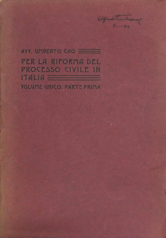 Per la riforma del processo civile in Italia. Ricerche di … | Immagine Gallery 2