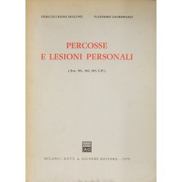 Percosse e lesioni personali. (Artt. 581, 582, 583, C.P.)