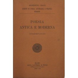Poesia antica e moderna. Interpretazioni