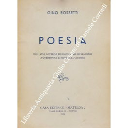 Poesia con una lettera di Salvatore di Giacomo, avvertenze e …