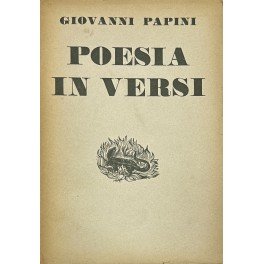 Poesia in versi. Opera prima pane e vino