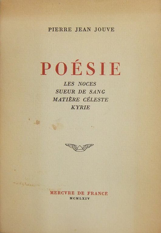Poesie. Les noces; Sueur de sang; Matiere celeste; Kyrie | Immagine Gallery 2
