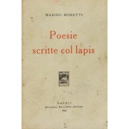 Poesie scritte col lapis