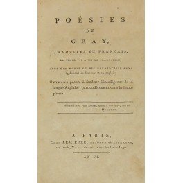 Poesies de Gray. Traduits en francais le texte vis-a-vis la …