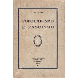 Popolarismo e fascismo