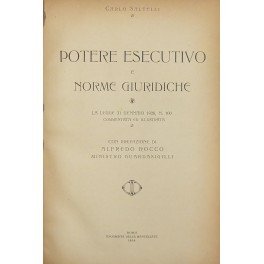 Potere esecutivo e norme giuridiche. La legge 31 gennaio 1926 …