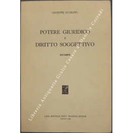 Potere giuridico e diritto soggettivo