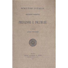 Prefazioni e polemiche. A cura di Luigi Piccioni