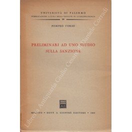 Preliminari ad uno studio sulla sanzione