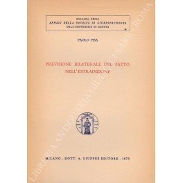 Previsione bilaterale del fatto nell'estradizione